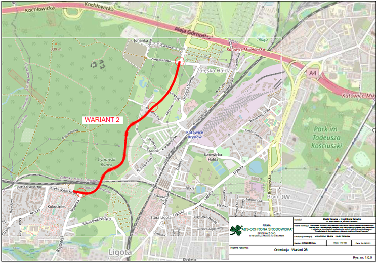 Katowice. Przedłużenie ul. Bocheńskiego. Koniec konsultacji społecznych