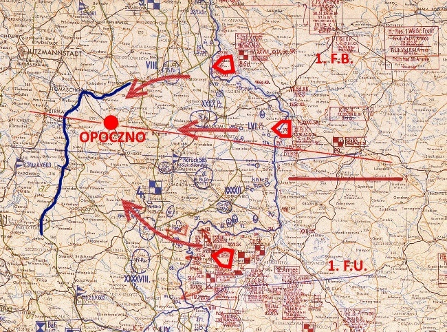 Koniec okupacji niemieckiej w regionie opoczyńskim