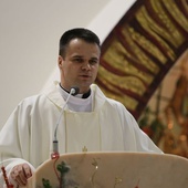 Ks. Michał Powęska, biblista, prefekt w WSD w Sandomierzu.