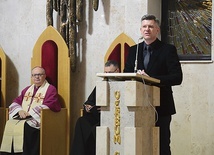 ▲	Słowo wygłosił duchowny z zielonoświątkowej wspólnoty „Ostoja” w Opolu.