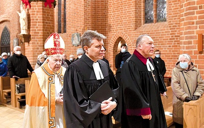 Nabożeństwo ekumeniczne w katedrze.