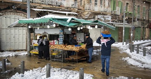 Jerozolima pod śniegiem