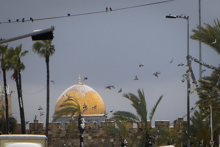 Zobacz, jak wygląda Jerozolima pod śniegiem