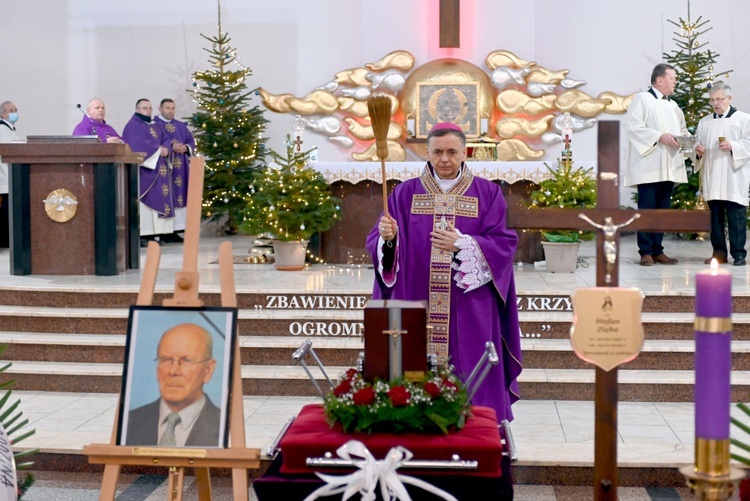 Wałbrzych. Pogrzeb Stefana Zięby