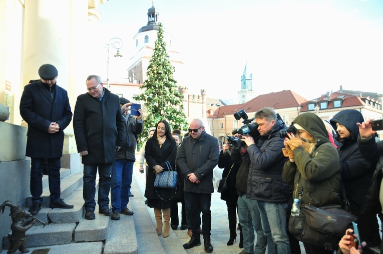 Odsłonięcie figury koziołka Onufrego