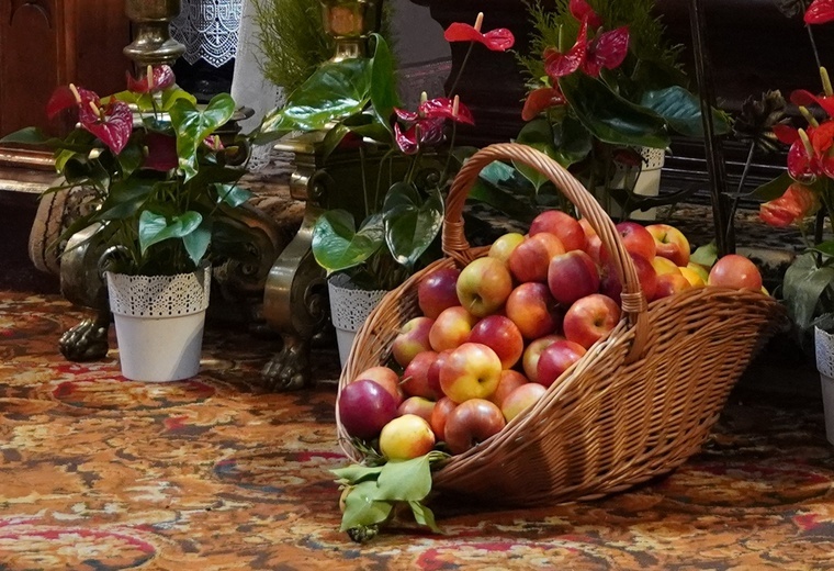 Błogosławieństwo jabłek w dzień św. Doroty