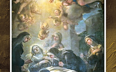 Luca Giordano
Śmierć św. Scholastyki 
olej na płótnie, 1674
kościół Santa Giustina, Padwa