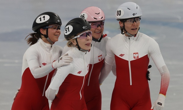 Polki drugie w finale B sztafet na 3000 m w short tracku