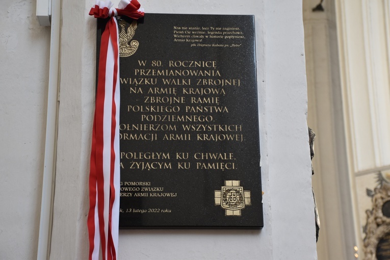 Gdańsk. Msza św. w 80. rocznicę powstania Armii Krajowej