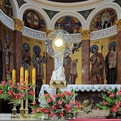 Dzieło było przechowywane w parafii Nawrócenia św. Pawła na Grochowie. Teraz trafiło do bazyliki NSPJ przy ul. Kawęczyńskiej.