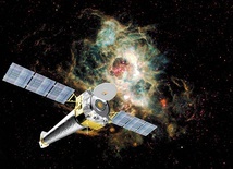 Teleskop Chandra w wizji artystycznej