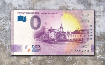 Stare Opactwo w Rudach na kolekcjonerskim banknocie 0 euro