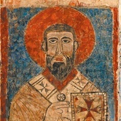 Święty Grzegorz – fresk z ormiańskiego kościoła  pw. Krzyża Świętego na wyspie Ahtamar.