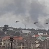 Rosyjskie śmigłowce zaatakowały lotnisko wojskowe pod Kijowem