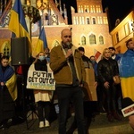 Wiec solidarności z Ukrainą we Wrocławiu