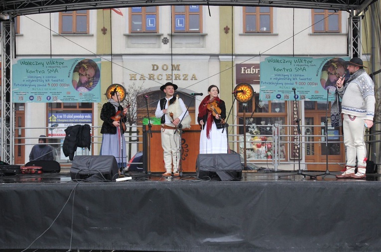 "Pączek dla Wiktorka" na rynku w Żywcu