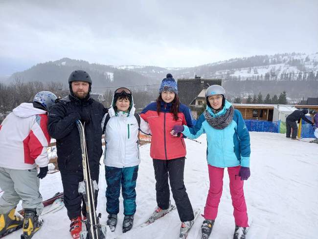 Z Dąbrówki na zimowisko