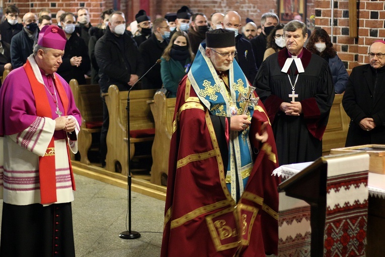 Ekumeniczna modlitwa o pokój na Ukrainie w katedrze greckokatolickiej