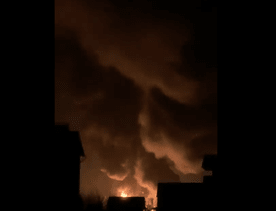Potężna eksplozja w Wasylkowie pod Kijowem
