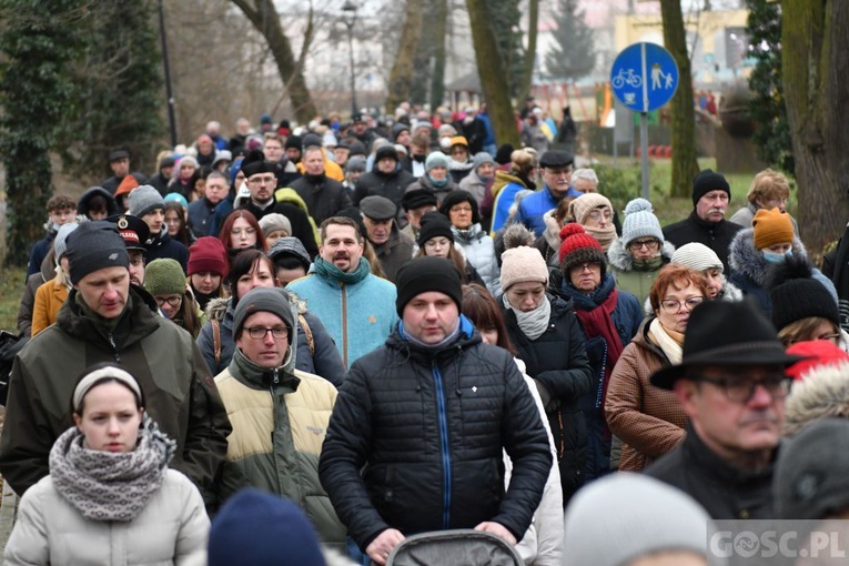 Gubin. Polsko-niemiecki różaniec w intencji pokoju na Ukrainie