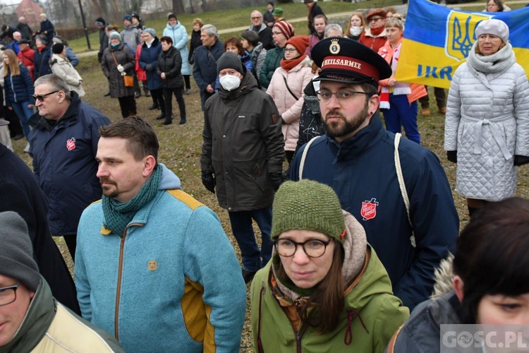 Gubin. Polsko-niemiecki różaniec w intencji pokoju na Ukrainie