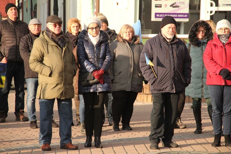 Manifestacja poparcia dla Ukrainy