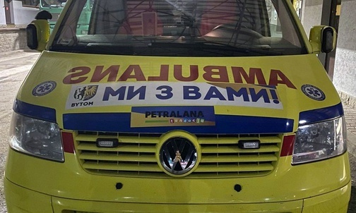 Ambulans z Bytomia już w Ukrainie