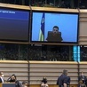 Prezydent Zełeński w PE: Unia będzie mocniejsza z Ukrainą