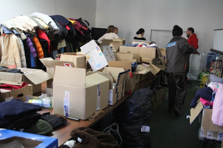 Tarnobrzeg. Cały czas trwa zbiórka darów