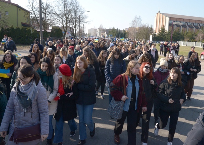 Modlitwa za Ukrainę i marsz poparcia