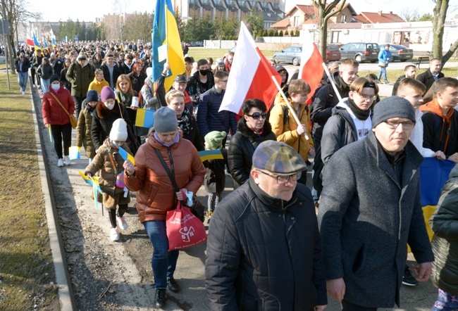 Modlitwa za Ukrainę i marsz poparcia
