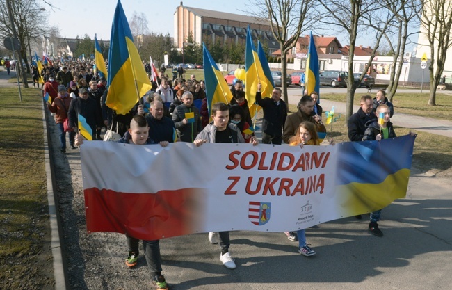 Modlitwa za Ukrainę i marsz poparcia