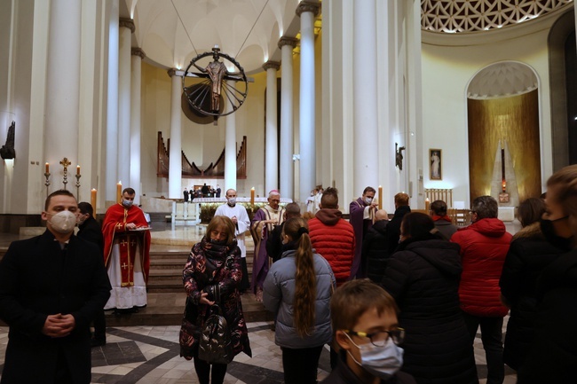 Środa Popielcowa w katedrze Chrystusa Króla