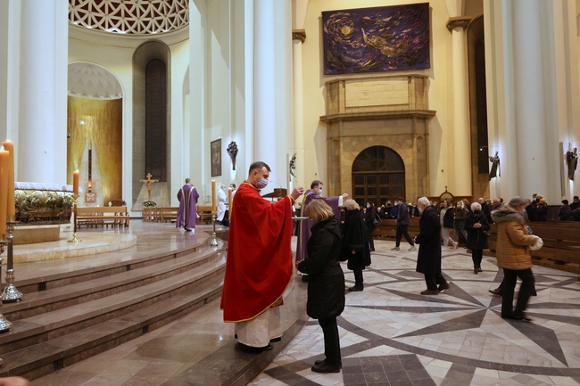 Środa Popielcowa w katedrze Chrystusa Króla