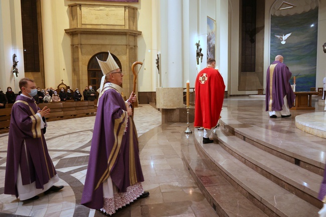 Środa Popielcowa w katedrze Chrystusa Króla