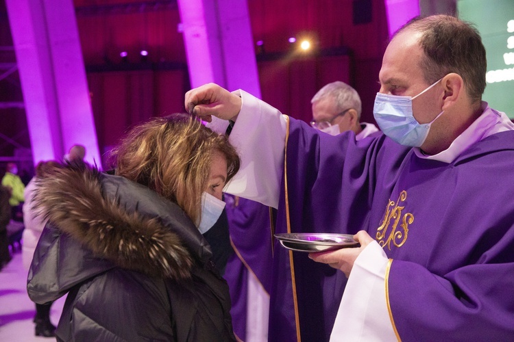 Środa Popielcowa w Świątyni Opatrzności Bożej