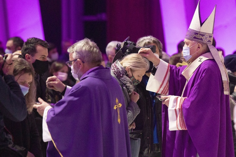 Środa Popielcowa w Świątyni Opatrzności Bożej