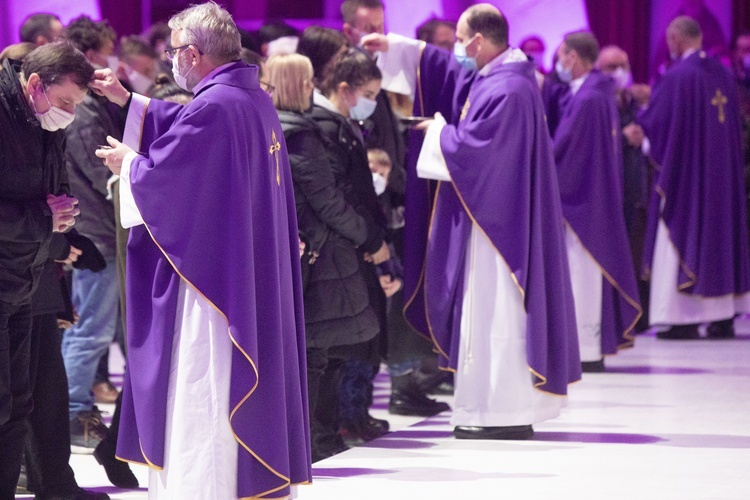 Środa Popielcowa w Świątyni Opatrzności Bożej