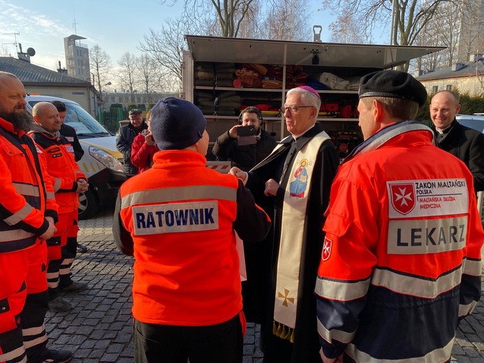 Harcerze i maltańczycy z misją medyczną