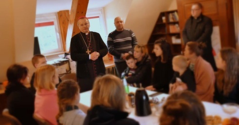 Paradyż. Powitanie gości z Ukrainy