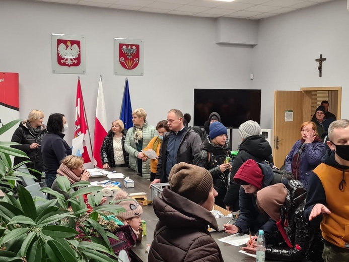 2 marca pierwsi uchodźcy z Ukrainy dotarli do Pułtuska, łącznie 73 osoby.