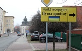 Punkt recepcyjny dla uchodźców