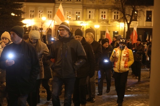 Międzyreligijny marsz i modlitwa o pokój na Ukrainie - w Bielsku-Białej. 