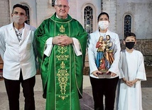 ▲	Misjonarz pochodzi z parafii Chrystusa Odkupiciela Człowieka w Olsztynie.