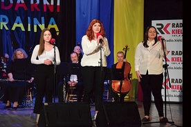 ▲	Wzruszający występ  młodzieży ukraińskiej  na zakończenie. 