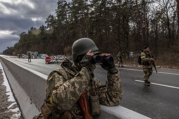 Tempo natarcia spadło, atakowano cywilną infrastrukturę