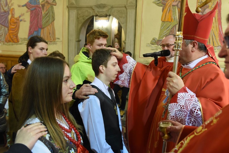 Bierzmowanie w Łącku