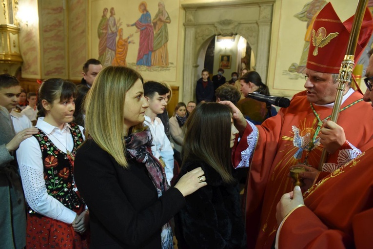 Bierzmowanie w Łącku