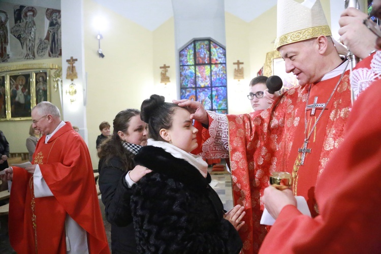 Bierzmowanie w Siedliskach Bobowskich