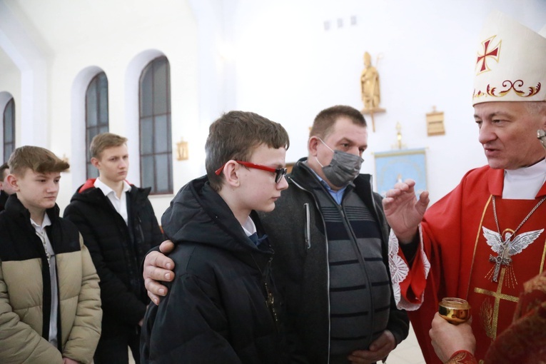 Bierzmowanie w Wojnarowej